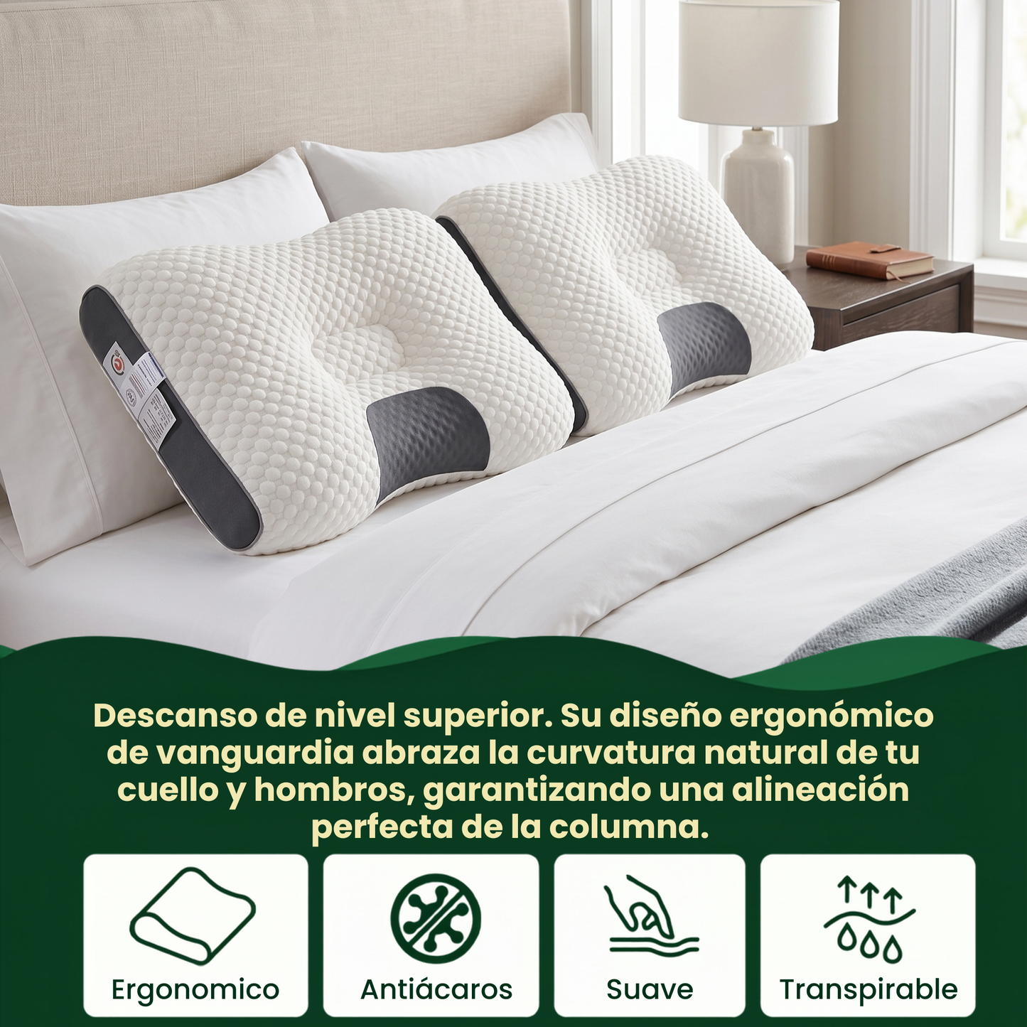 CerviPillow Anatomic — Almohada Ergonómica Cervical